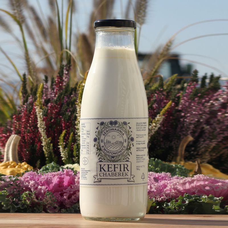 Kefir „Chaberek” w szklanej butelce